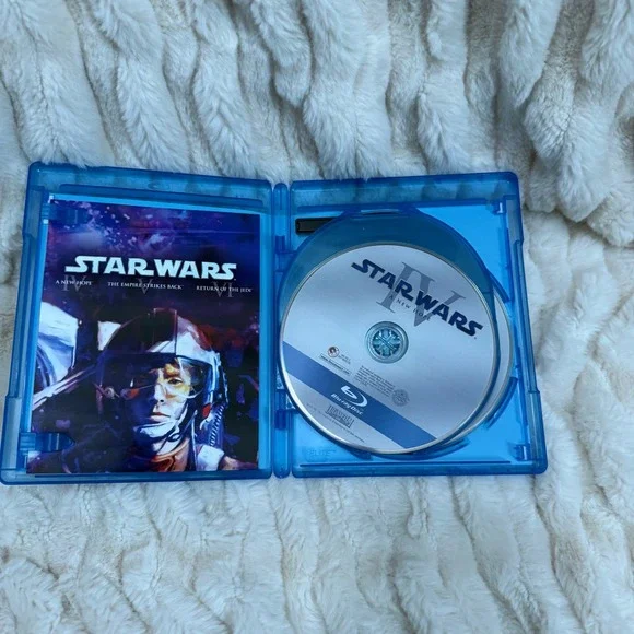 Star Wars The Original Trilogy Blu Ray 3 Disc Set A New Hope Empire Strikes Jedi - Picture 3 of 6